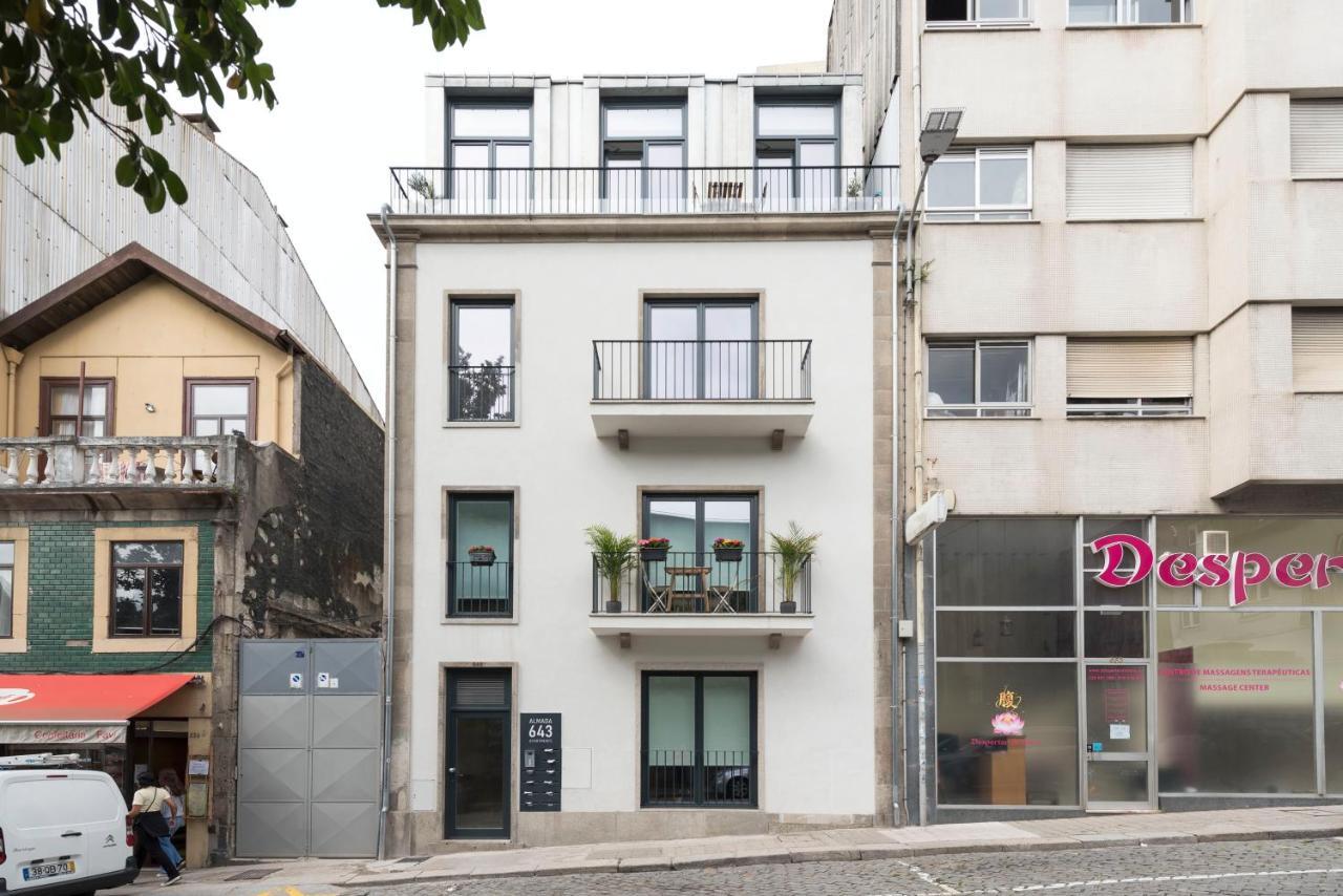 Lovelystay - Central Flat W/ Ac & Balcony Porto Eksteriør billede
